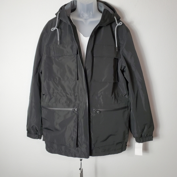 Noize Cody Techno Bonded Hooded Raincoat - US XL - Picture 3 of 12